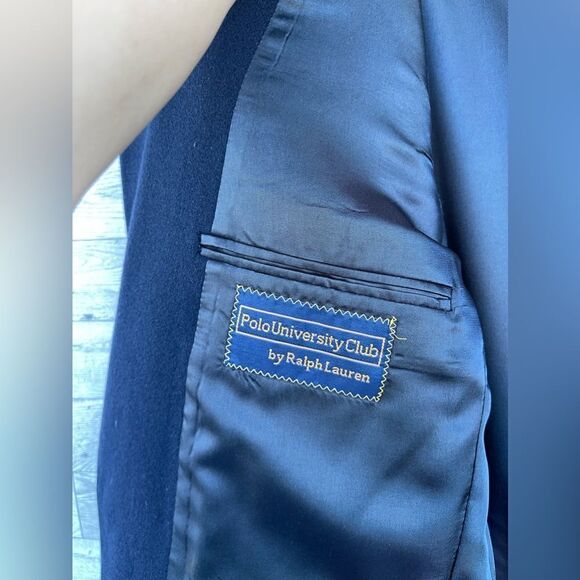 Polo University Club Ralph Lauren Virgin Wool Sportcoat Jacket Blazer Mens large - Picture 14 of 17